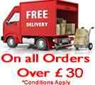 Free Delivery of Orders over £30